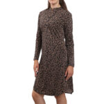 Travel leopard jurk