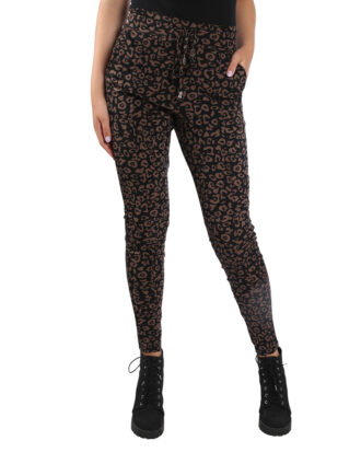 Travel leopard jurk