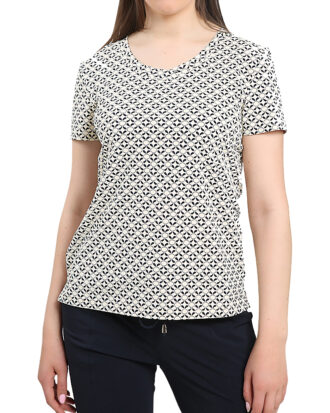 Travel print tops