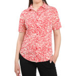 Travel blouse Redflower